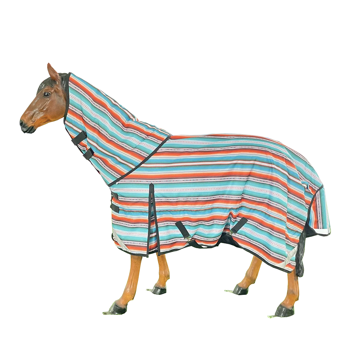 

2023 New style 5000+ ripstop waterproof striped medium weight horse blankets with custom logo service