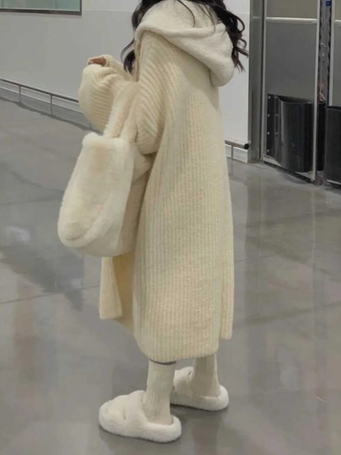 

Длинные кардиганы для офиса, женские, весенние, на шнуровке, свободные, с высоким воротом, из изысканной ткани, вязаные, с оборками, без рукавов