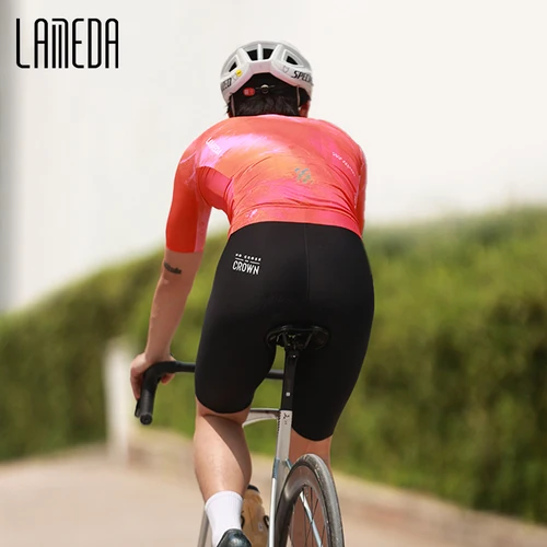 Imagen 2 del producto LAMEDA nueva camiseta de ciclismo transpirable para hombre, camisetas de manga corta para bicicleta de verano, ropa de ciclismo de montaña y carretera para hombre con bolsillos