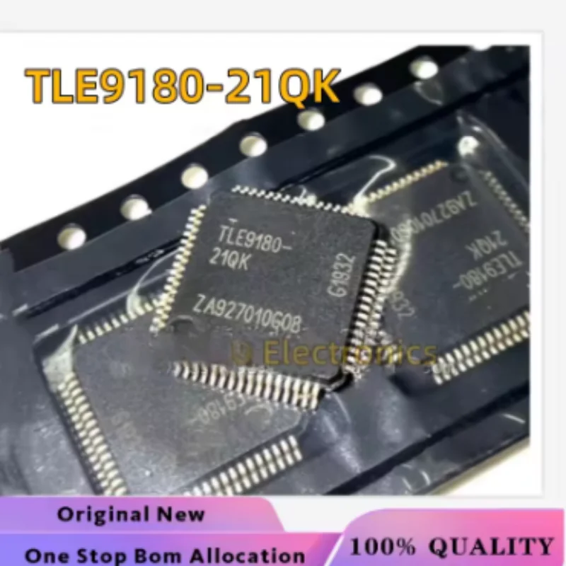 1pcs/lot New Original TLE9180-20QK TLE9180 QFP64 TLE9180-21QK for 48V Generator Computer Board Vulnerable Power Chip