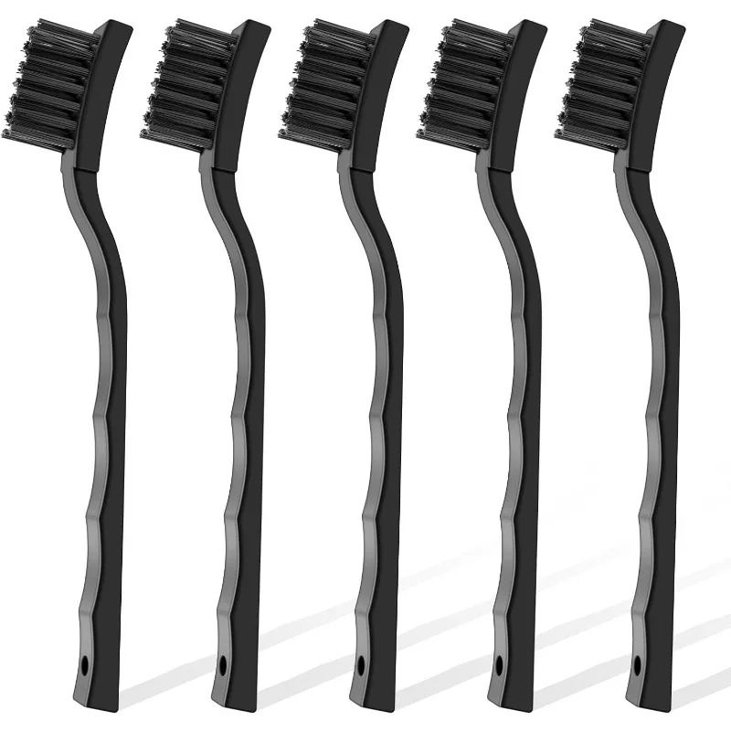 5PCS ESD Anti‑Static Brush Kit Nylon Bristles Cleaning Brushes for PCB Motherboard Keyboard Electronics