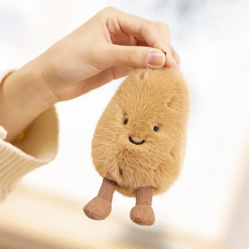 Cartone animato carino gnocco ostriche forma morbido peluche farcito hobby squisito Kawaii zaino decorazione portachiavi regalo di compleanno