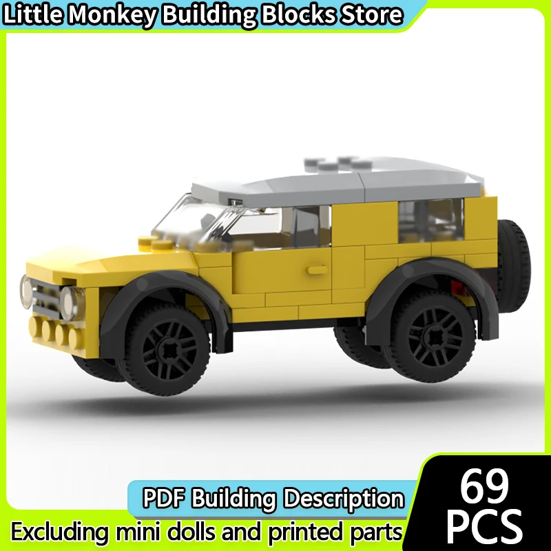 

Speed Racing Car Model MOC Building Bricks Modern Off-Road Vehicle Modular Technology Children Holiday Gifts Assemble Toys Suit