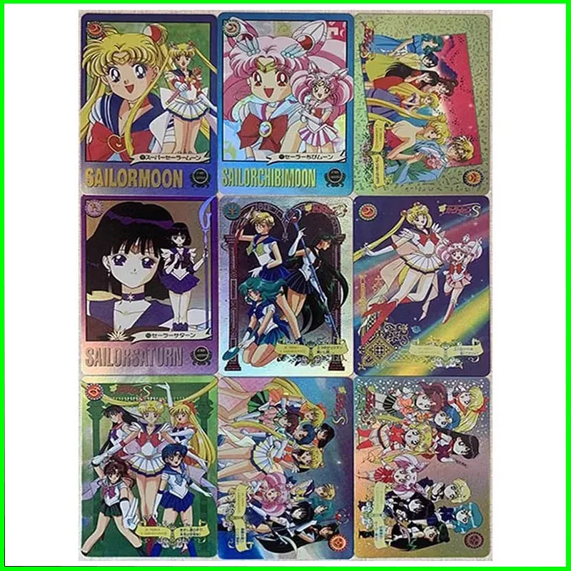 

Персонаж аниме «сделай сам», коллекционные карты, принцесса, спокойствие, Сейлор Мун, Даки, лазерные флэш-карты, игрушки для мальчиков, подарки на Рождество и день рождения