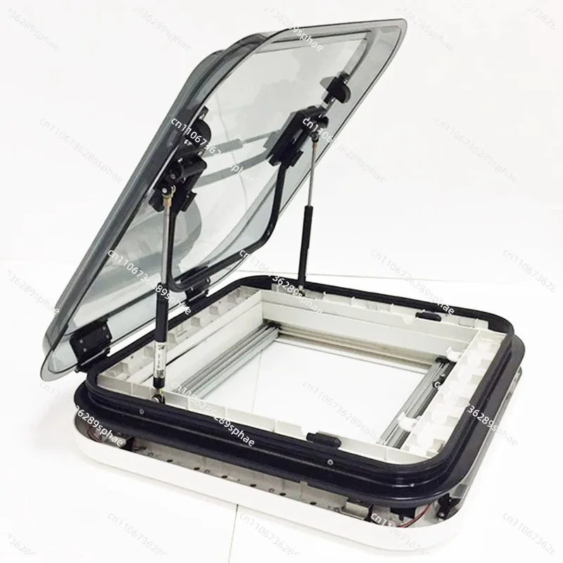 Large Caravan RV Skylight Roof Vent 3-Size With LED Light 500/700/800 X 500Mm Cut Out For Motorhome