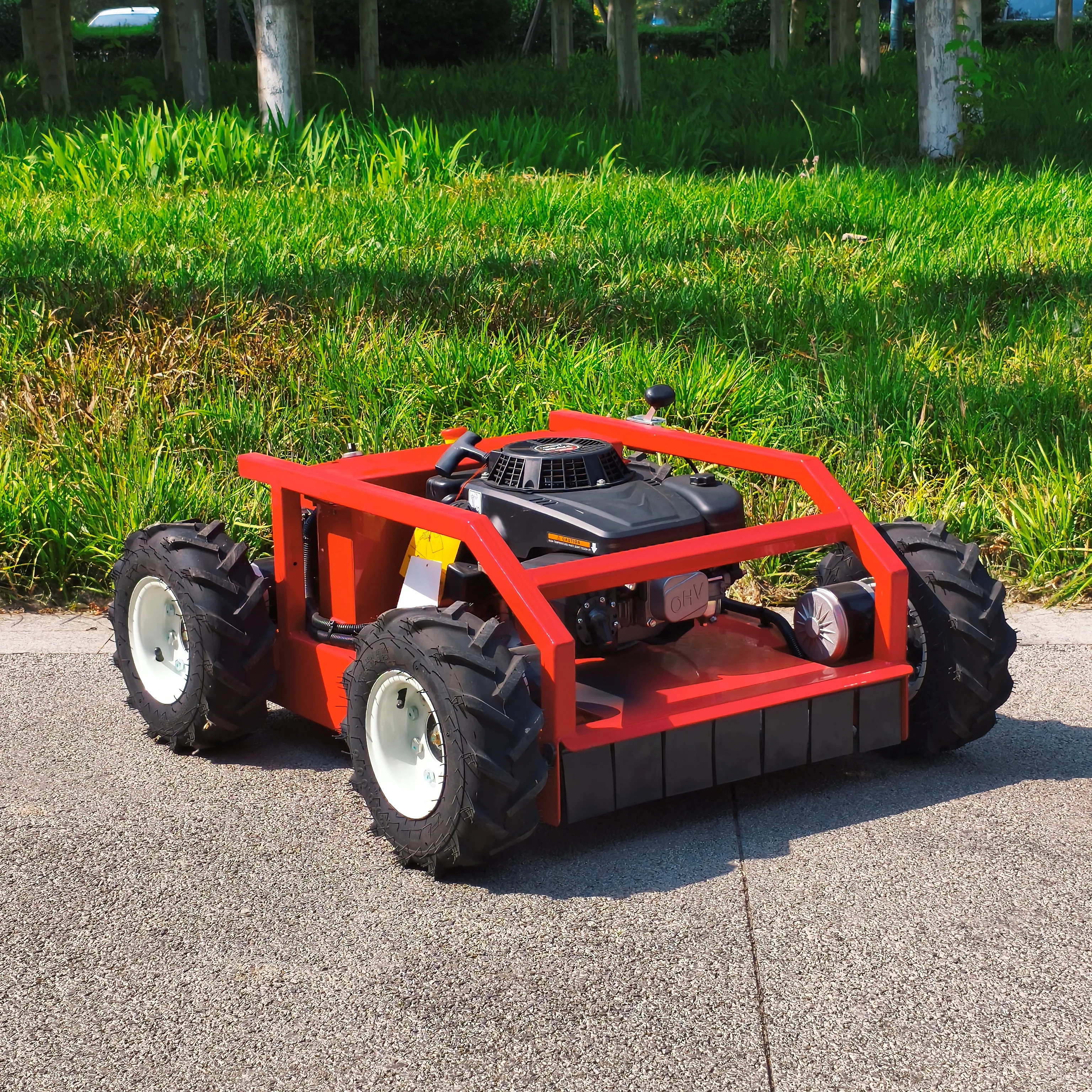 

Precise lawn mower remote control flail CE/EU5/EPA 1500 ㎡/h 500MM 5KM/H 45° Support customization Excellent service Compact body