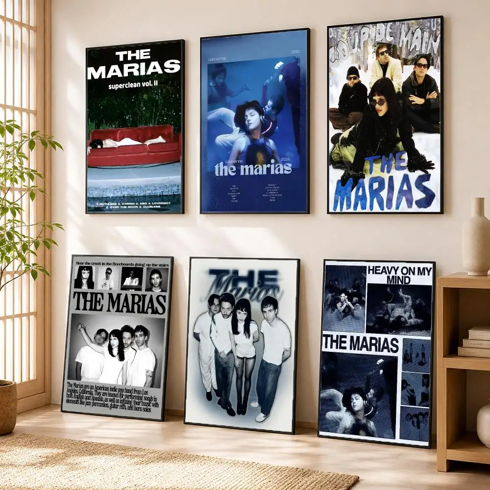 Das M-marias Classic Band Poster Moderne Wohnkultur Schlafzimmer Bar Flur Wasserdichte Wandkunst Ästhetische Dekoration