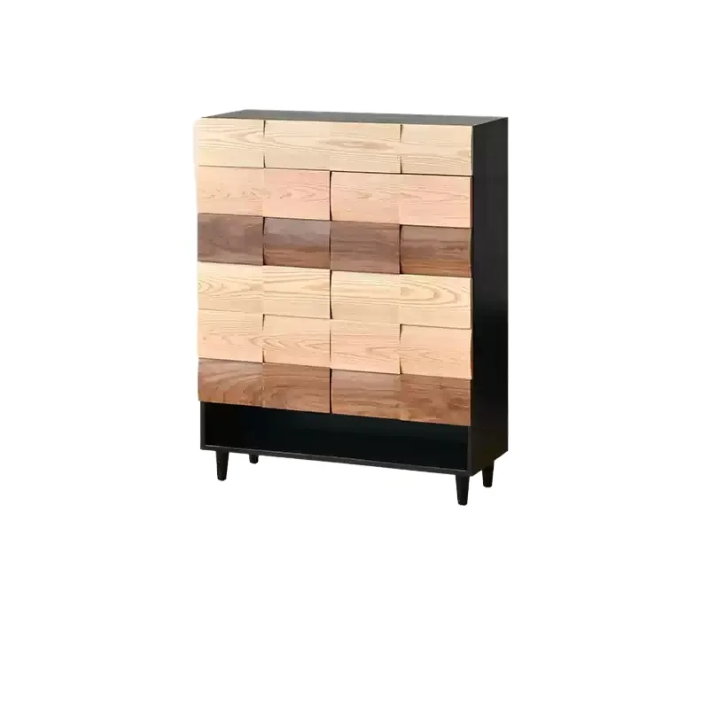 

Шкаф на крыльце из чистого массива дерева черного ореха, небольшая квартира за пределами двери, бытовой шкаф для обуви, хранилище ваби, песчаный ветер