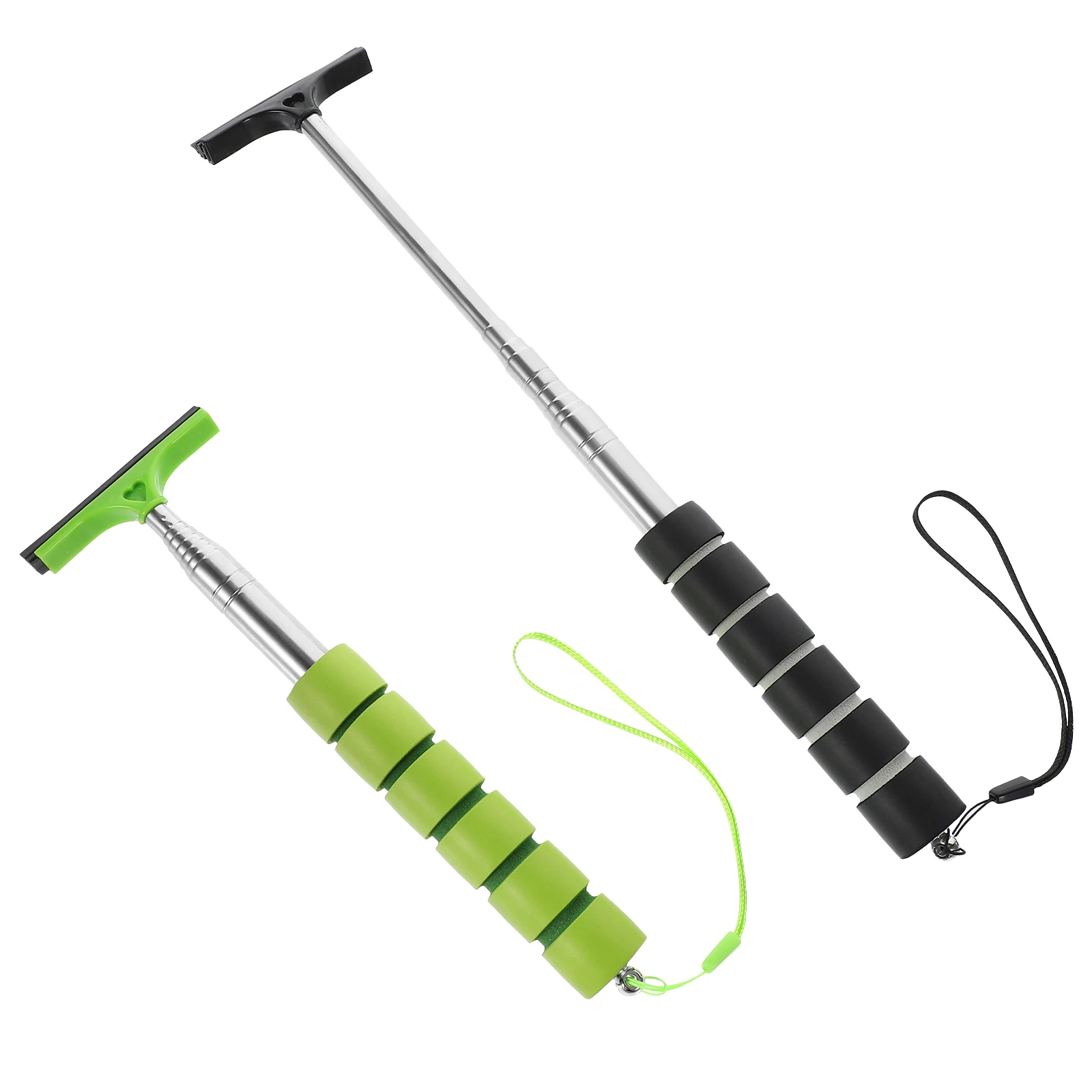 

2Pcs Telescopic Retractable Car Rearview Mirror Wiper Multi-Purpose Window Squeegee Car Windshield Cleaner Tool