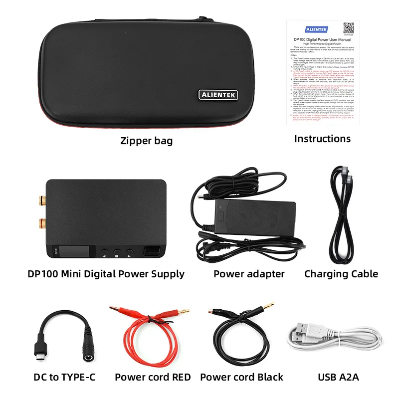 ALIENTEK DC Power Supply DP100 Lab Power Supply Adjustable 30V 5A