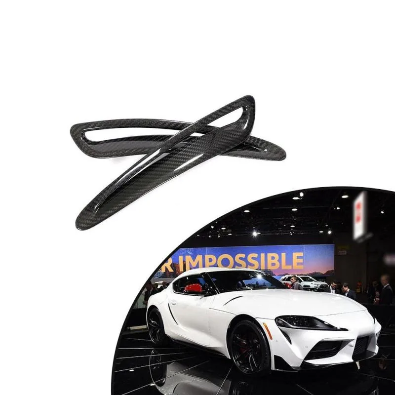 For 2019-2020 Toyota Supra A90 Carbon Fiber Hood Vent Scoop Covers