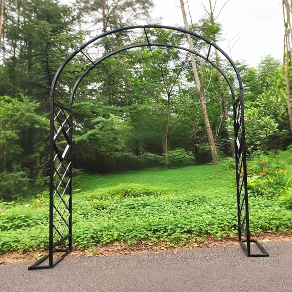 

Sturdy Outdoor Garden Arch, 71x90.5, for Climbing Plants, Roses, and Wedding Decorations