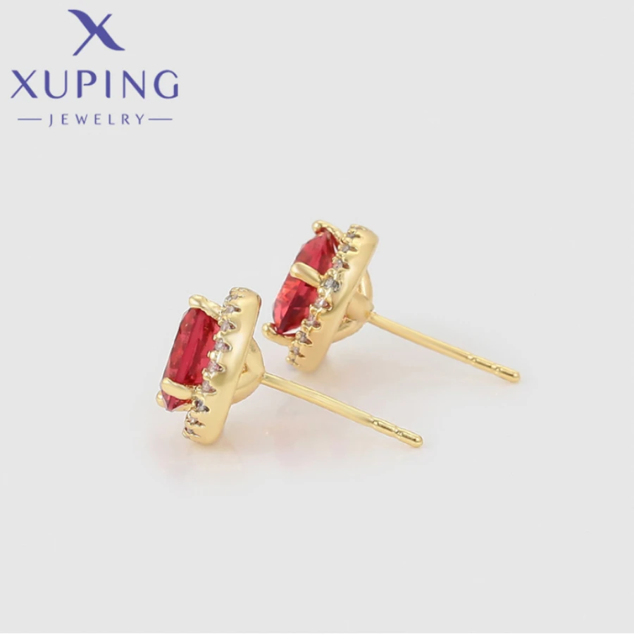 Xuping Jewelry Fashion Light Gold Color Earrings For Women Girl Christmas Gift X000712683