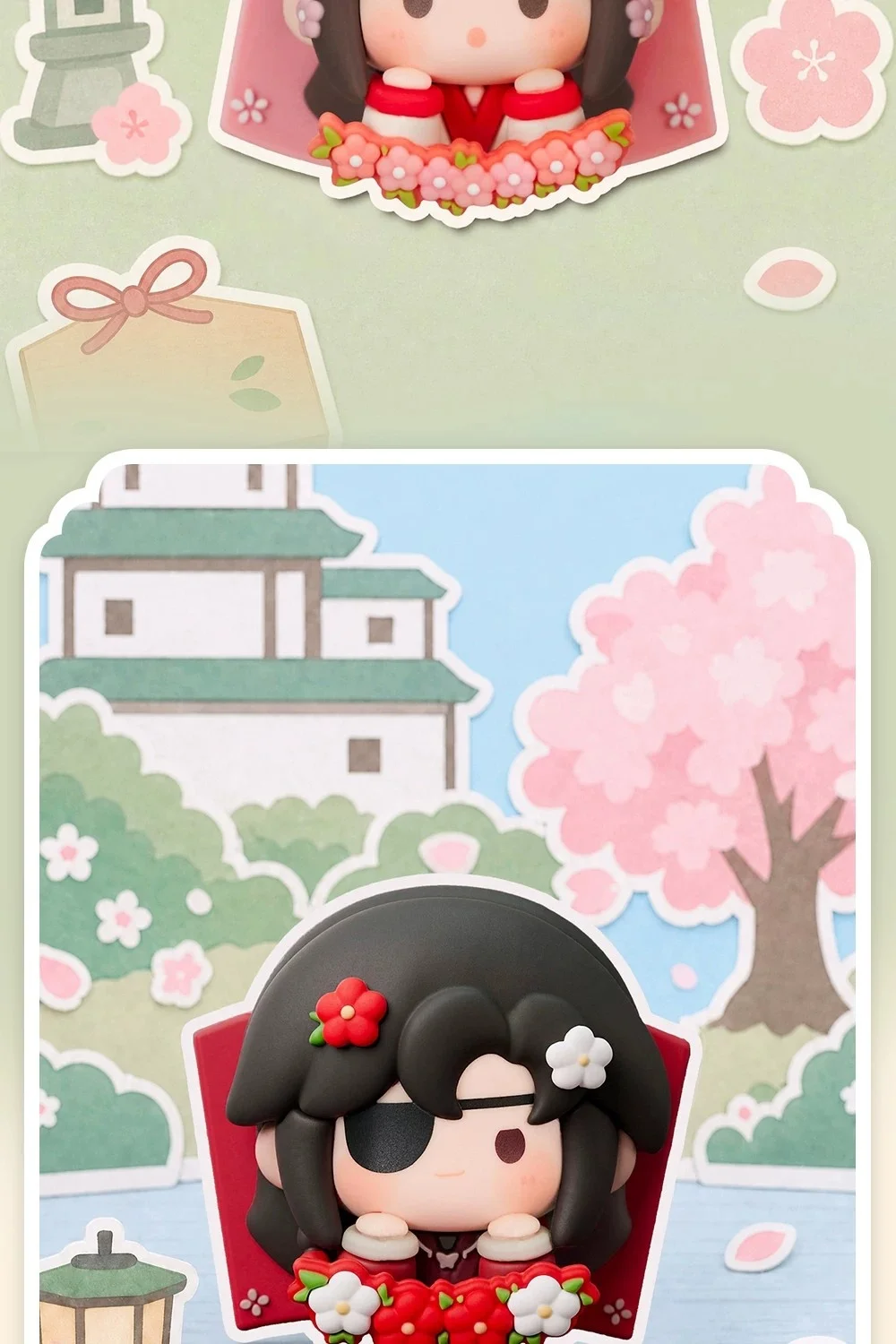 Echte Heaven Official's Blessing TGCF Lucky Fluff Blind Box Kühlschrankmagnet Anime Figur Schreibtischdekoration Sammlerstück Geschenk Spielzeug – Detail 15