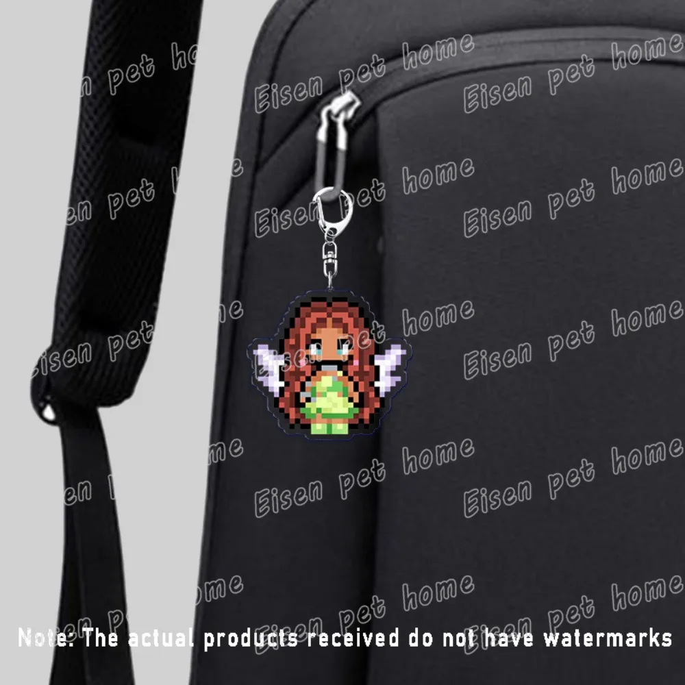 لطيف الكرتون بكسل سلاسل المفاتيح للنساء حقيبة سحر الجنية ستيلا موسى Tecna السحرية فتاة الجنيات Keyrings مجوهرات أصدقاء الهدايا