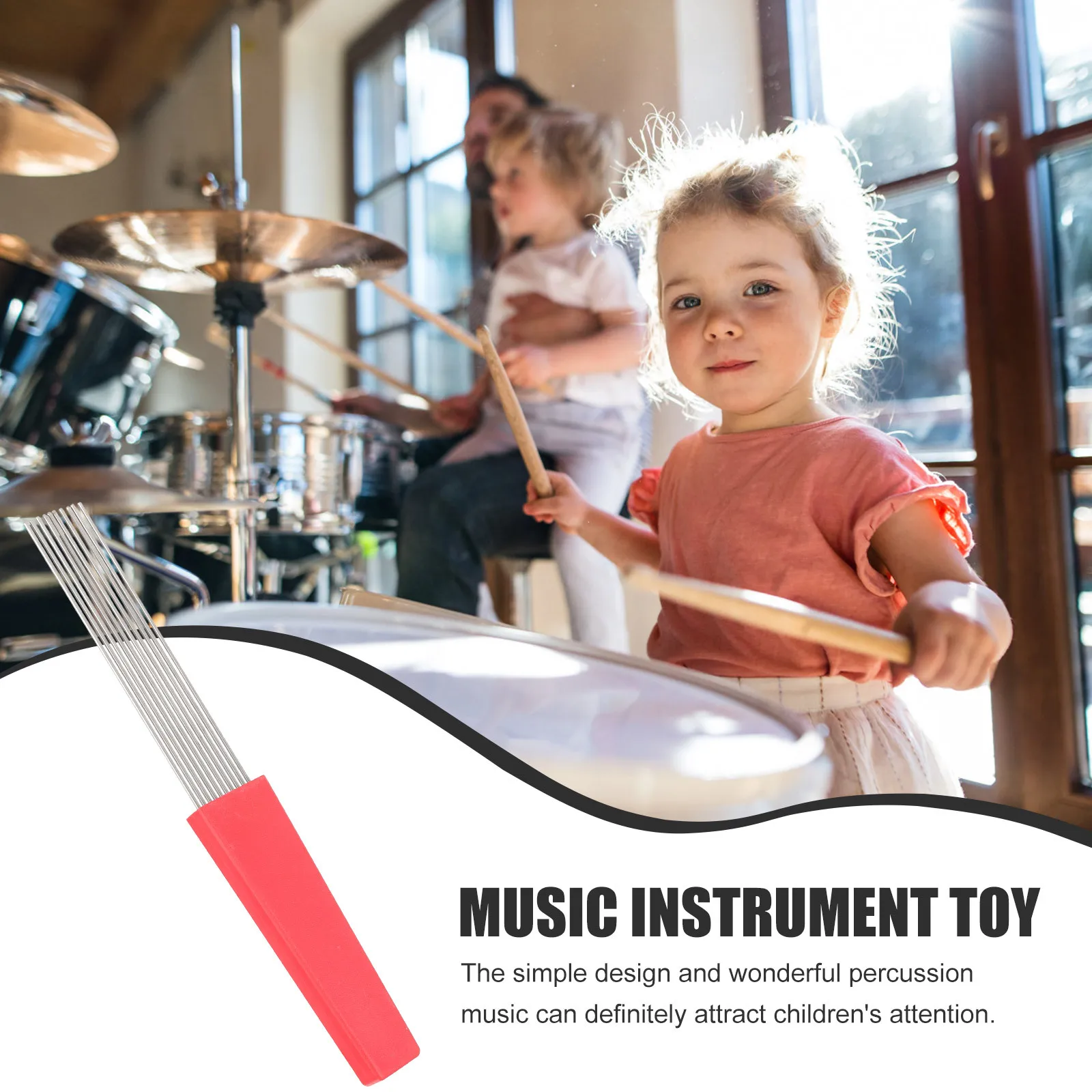 

Effective Kids Guiro Scraper for Loud Clear Sounds in Latin Percussion Suitable for Beginners and Professional Performances