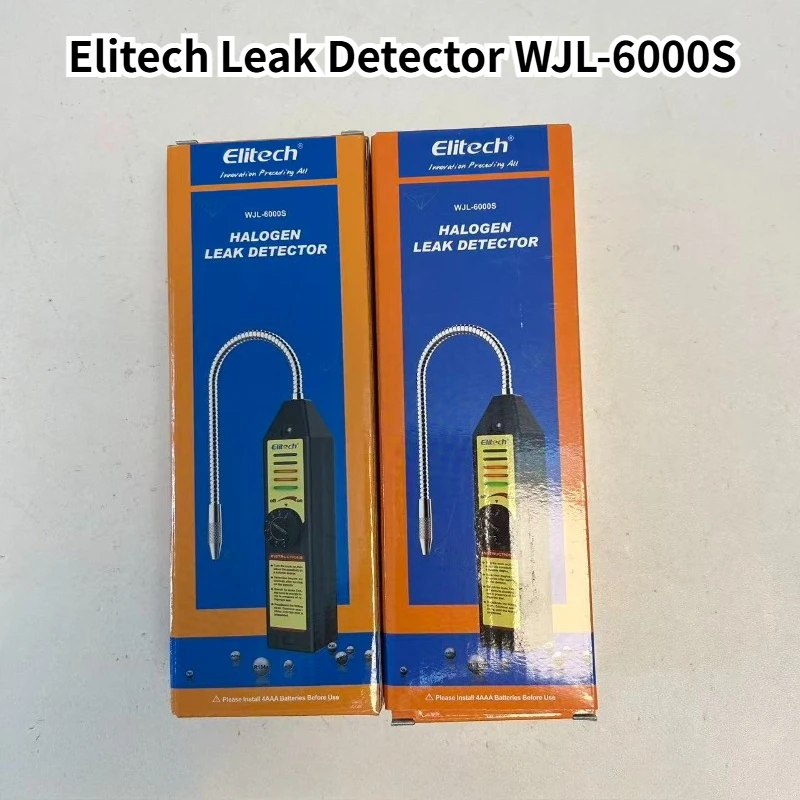 Elitech Leak Detector WJL-6000S High Accuracy HVAC Tester R22 R410A R134A Refrigerant Halogen Air Conditioner IP65