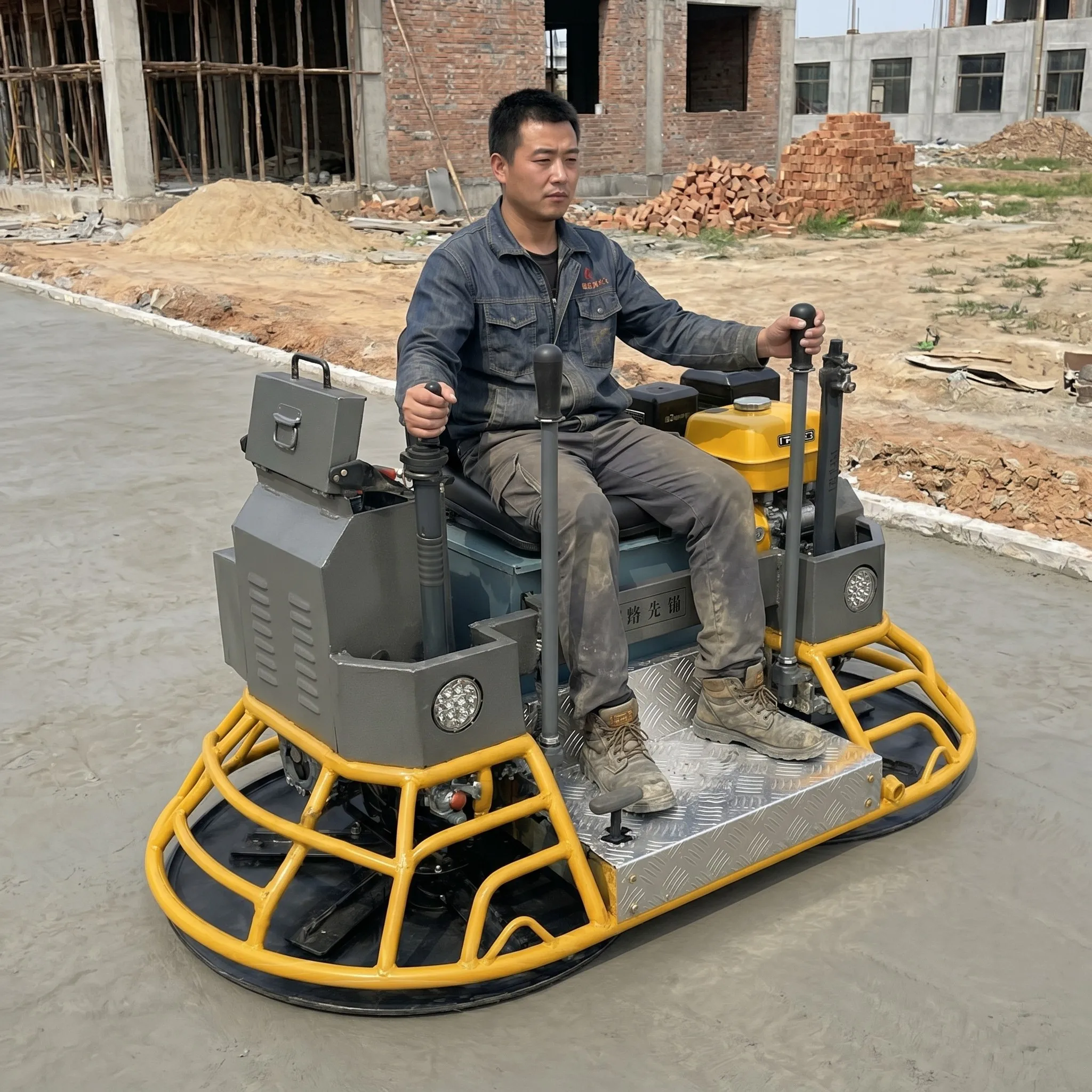 Power Trowel Concrete - Hydraulische Doppelscheiben-Glättmaschine für Beton und Zement