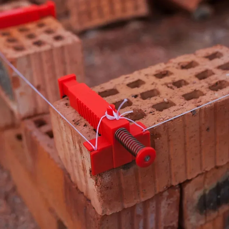 Wall Builder Brick Liner Runner Tool - Bricklaying Construction Wire Frame Wire Drawer Fixer Fixture Building Accessory
