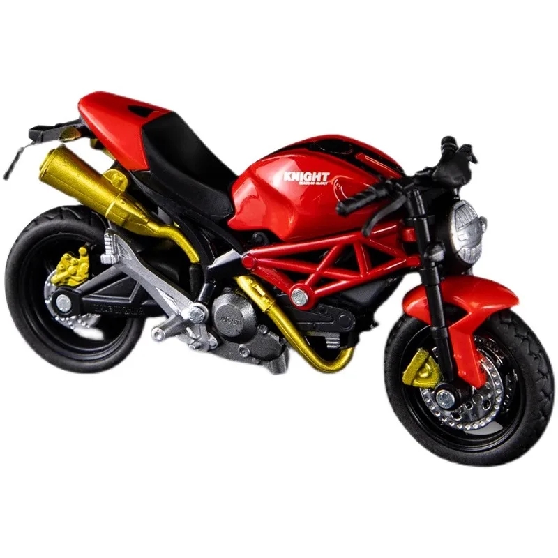 Jouets de moto tout-terrain en alliage, échelle 1:18, mini modèle de course sportive, haute simulation, rêver de la collection, cadeaux d'anniversaire