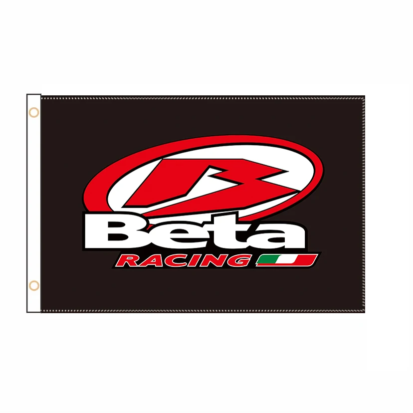 Benutzer definierte Banner Italien Beta-Motorräder Renn flagge Polyester hängen Banner 2ft * 3ft 3ft * 5ft QZ-327