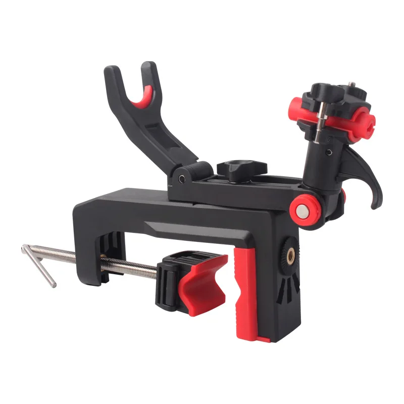 High Elastic Rubber Band Fishing Rod Rack Single Battery Sea Fishing Boat Bracket Upgraded Pipe Clip Thickened Design