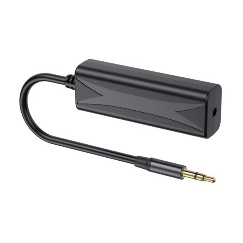 Noise Filter 3.5mm Auditory Cable for Eliminating Ground Looping Disturbances in Car and Home Auditory Systems