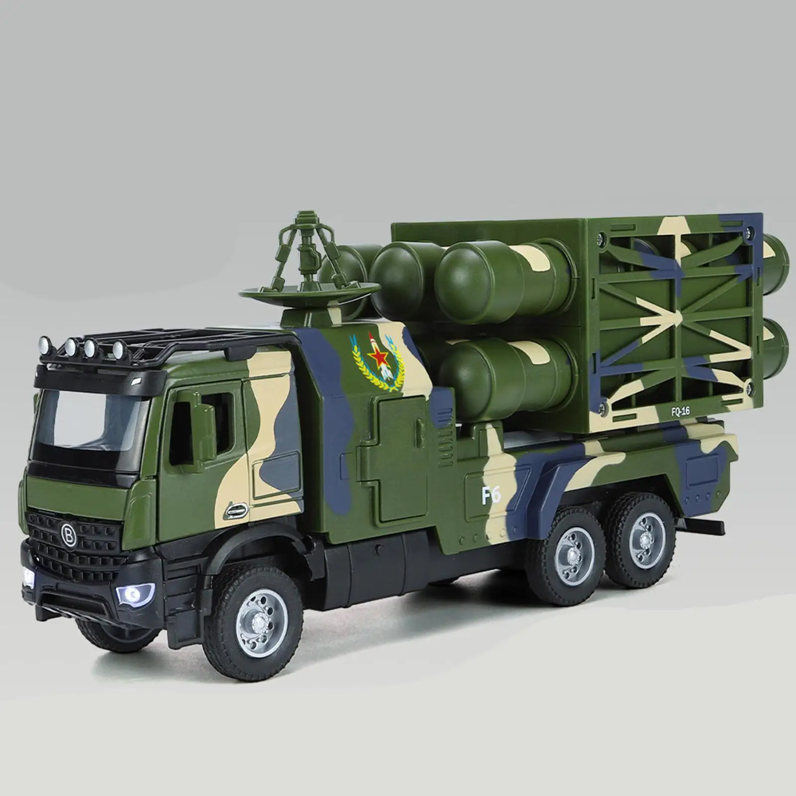 

1/32 имитация боевого автомобиля, коллекционный декор для стола, пусковая установка из металлического сплава для мужчин, друзей, взрослых, детей, новогодние подарки
