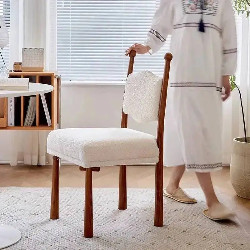 كراسي فاخرة على الطراز الأوروبي الحديث الإيطالي المريح لتناول الطعام، كراسي أثاث المطبخ العصرية الجميلة #6