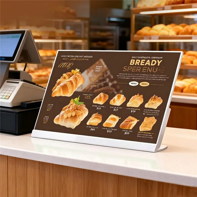 21.5 23.8 27 Inch Tabletop Digital Menu Board for Restaurant Android WiFi Electronic Signage Display Advertising Display Screen
