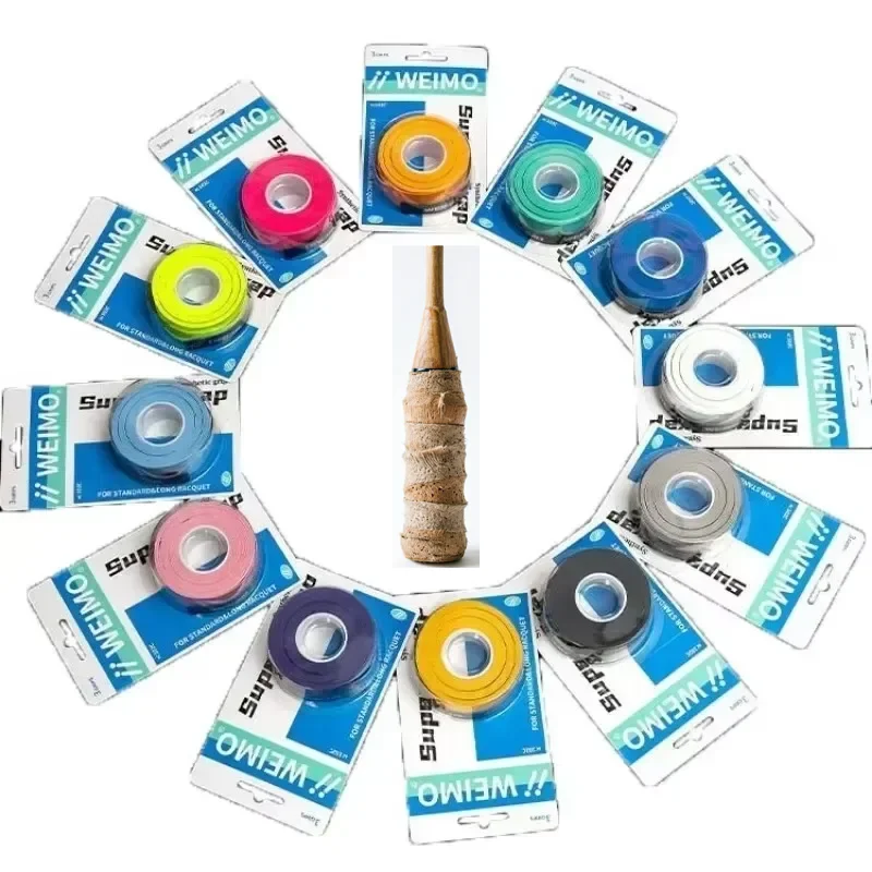 Badminton Smash - Badminton Racket Overgrips: Anti-Slip Sweat-Absorbent Lightweight