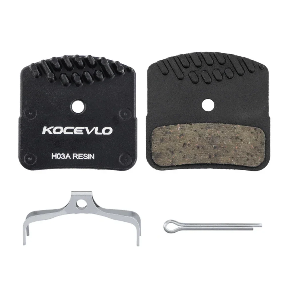 1/2pair Bicycle Incoming Pads Bike Replacement Four Piston Resin Cooling Disc Brake Pads  H03A Cycling Accessories