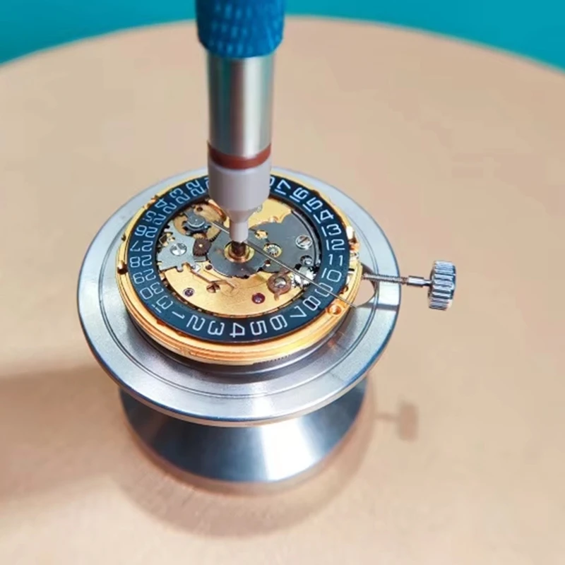 ABPQ-herramientas de reparación de relojes, soporte de movimiento de reloj, Base de montaje de manecillas de movimiento de reloj profesional