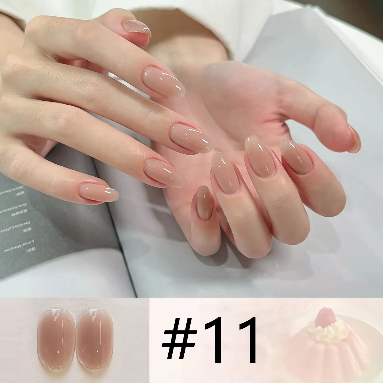 2026 Beliebter Icy Jelly Nagelgel-Lack, Makronen-Pastellfarbenes Transparentes Nagelgel, Cremige Textur, Aushärtbares UV-Gel für Nagelstudios – Detail 12