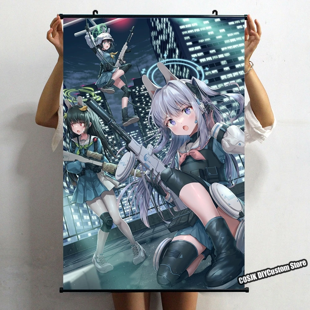 Nuovo gioco Anime archivio blu Kasumizawa Miyu Poster Wall Scroll Home Decor soggiorno decorazione murale regali d'arte da collezione