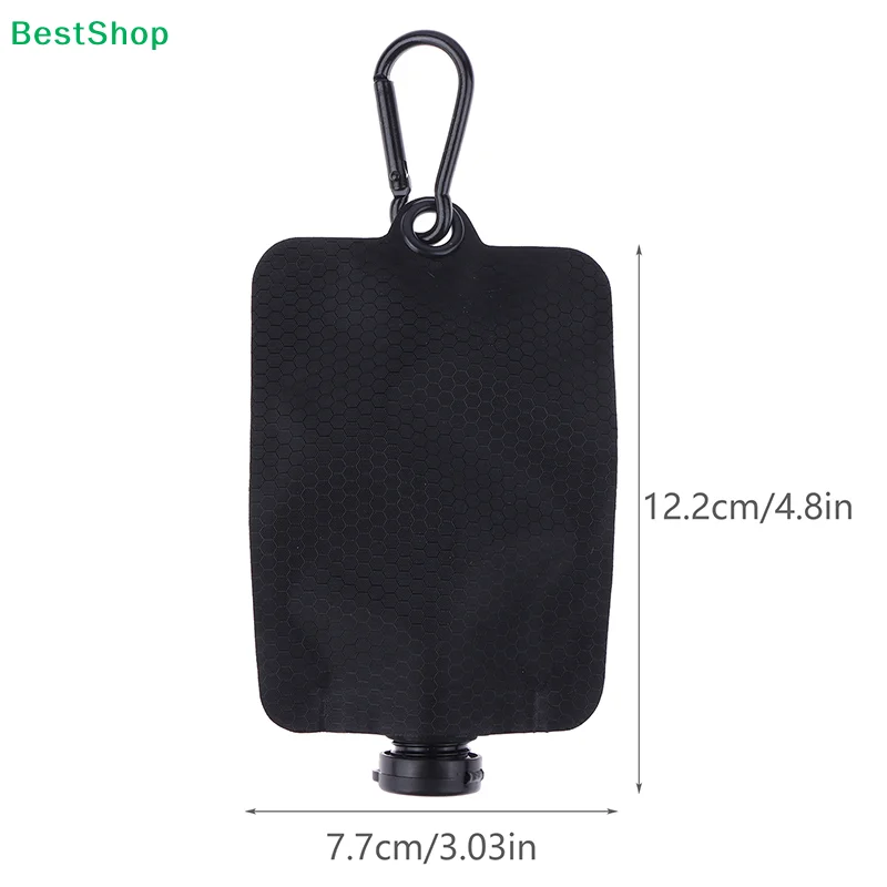 ♥ حقيبة سائلة قابلة للطي - حاوية سفر كبيرة الحجم قابلة لإعادة الاستخدام لمستلزمات النظافة والسوائل والاستخدام في الهواء الطلق #6