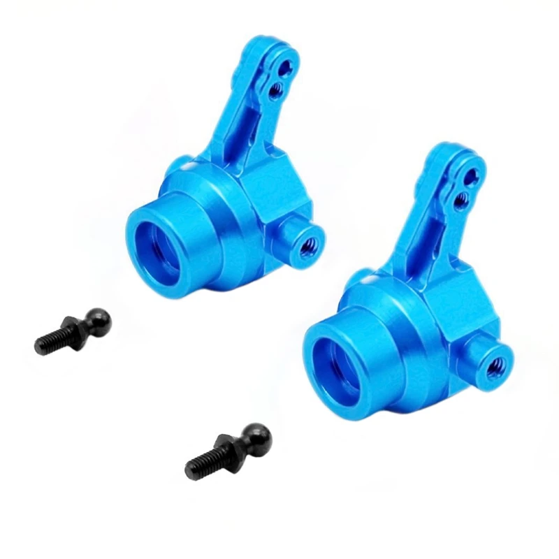 2 PCS Metal Front Cup Upgrade Toy Car Accessories Blue Metal Suitable For Tamiay 1/10 TT02B