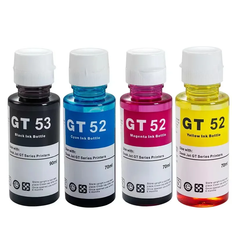 Recambio de tinta para impresora de inyección de tinta, depósito inteligente para HP Gt52 53, 580, gt5810, gt5820, 5810, 5820, 110, 115, 310, gt52, gt53