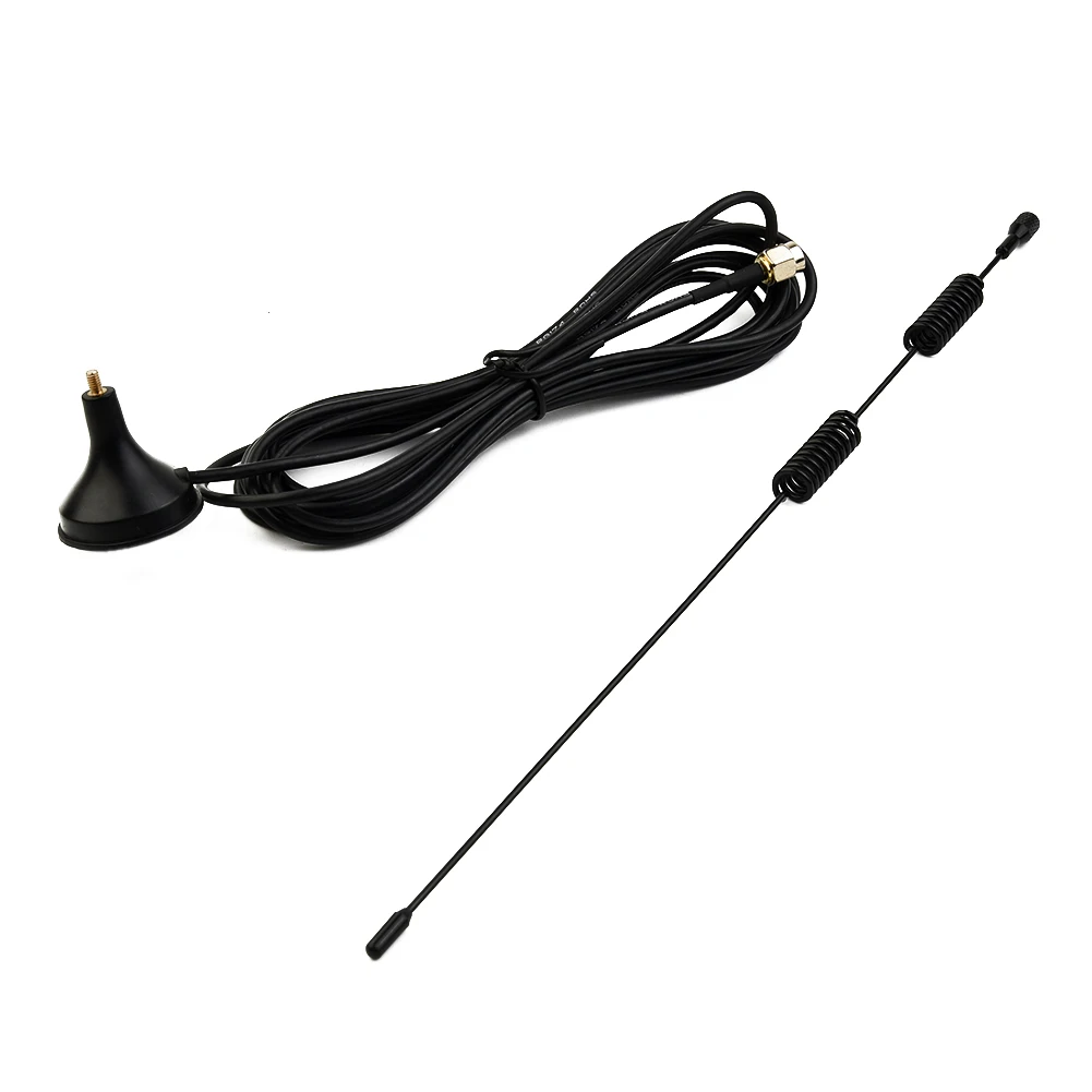 

Car Antenna 300CM RG174 Coaxial Cable VHF 136-174MHz UHF 400-470MHz With Strong Magnetic Base Mount Radio Antenna