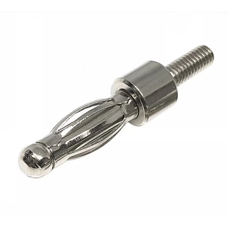 4MM/3MM Banana Plugs With Screw thread ,High Current Lantern-type Pressure Rod Head Plug Connector Adapter