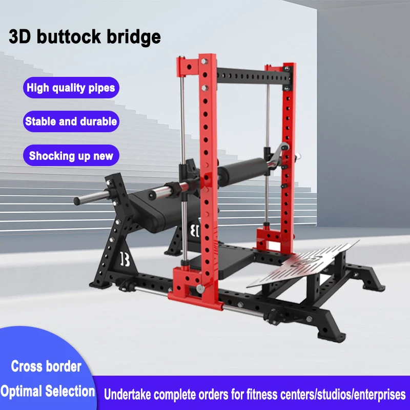 

Gym Standing Posture Push Chest Trainer 3D Hip Bridge Sitting, Lying, Stretching And Bending Leg Integrated Machine