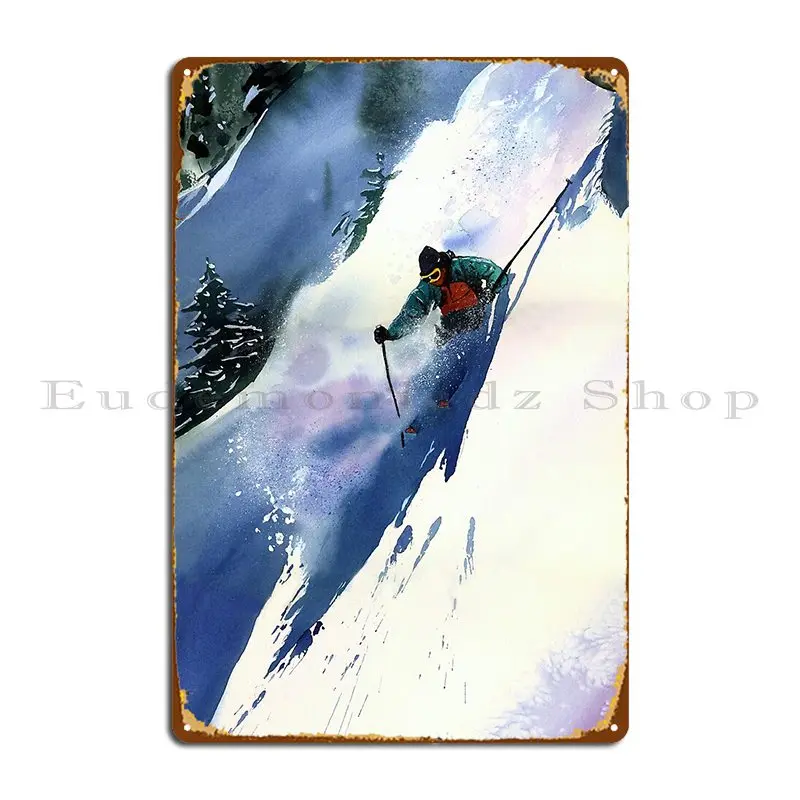 Extreme Downhill Metal Plaque Poster Customize Wall Cave Cinema Club Design Tin Sign Poster