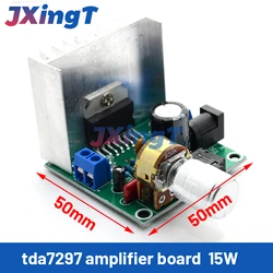 1PCS tda7297 amplifier board digital amplifier board dual-channel amplifier board finished no noise 12V dual 15W