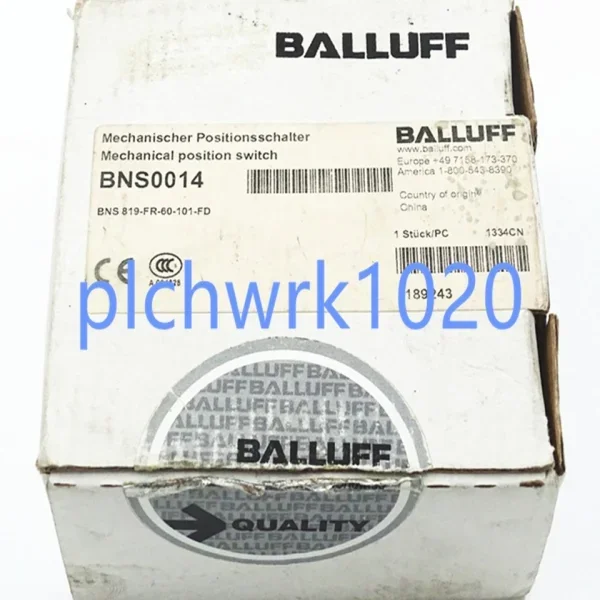 

2026 1 Pcs in Box Limit Switch Bns 819-fr-60-101-fd Bns0014 Brand New Original Spot Plc
