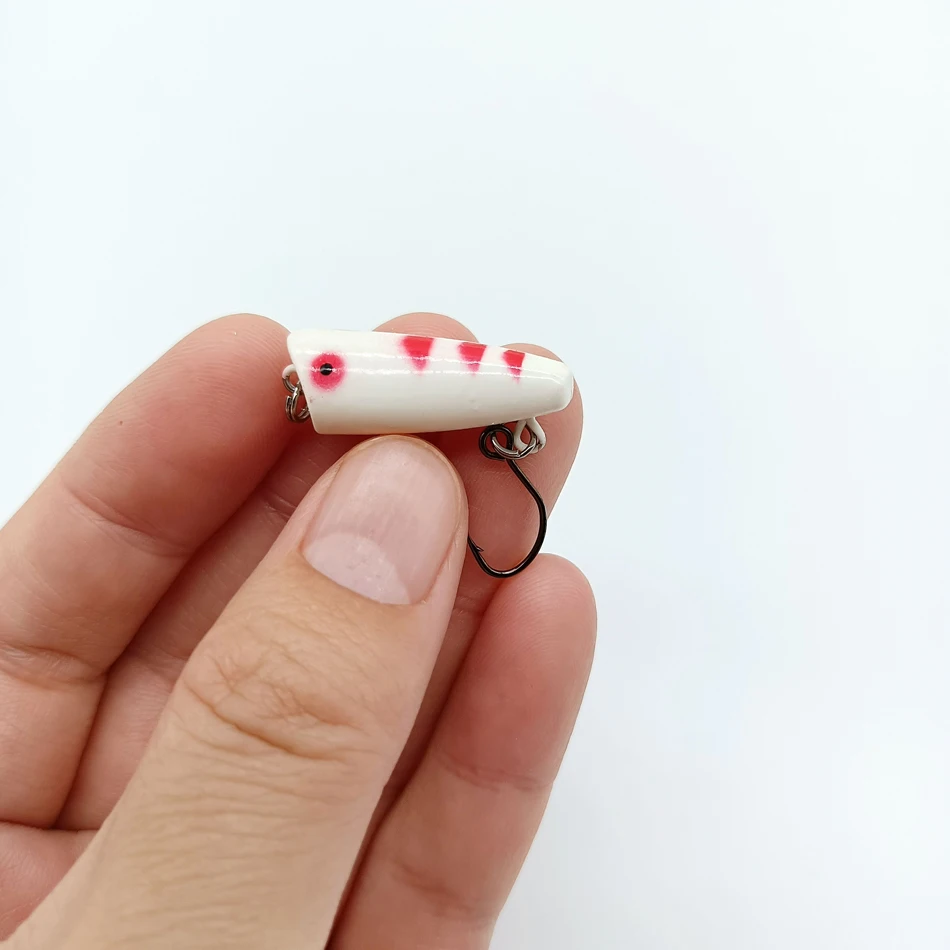 1pc Super comprehensive type 2.7cm 1.5g cheap floating Popper Poper Lure Hooks Crank Baits mini fishing popper bait lure