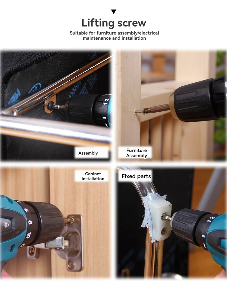 Imagem -05 - Makita Df330d Brocas sem Fio Furadeira Elétrica Ferramentas Domésticas Luz Multifuncional Chave de Fenda Bateria de Lítio