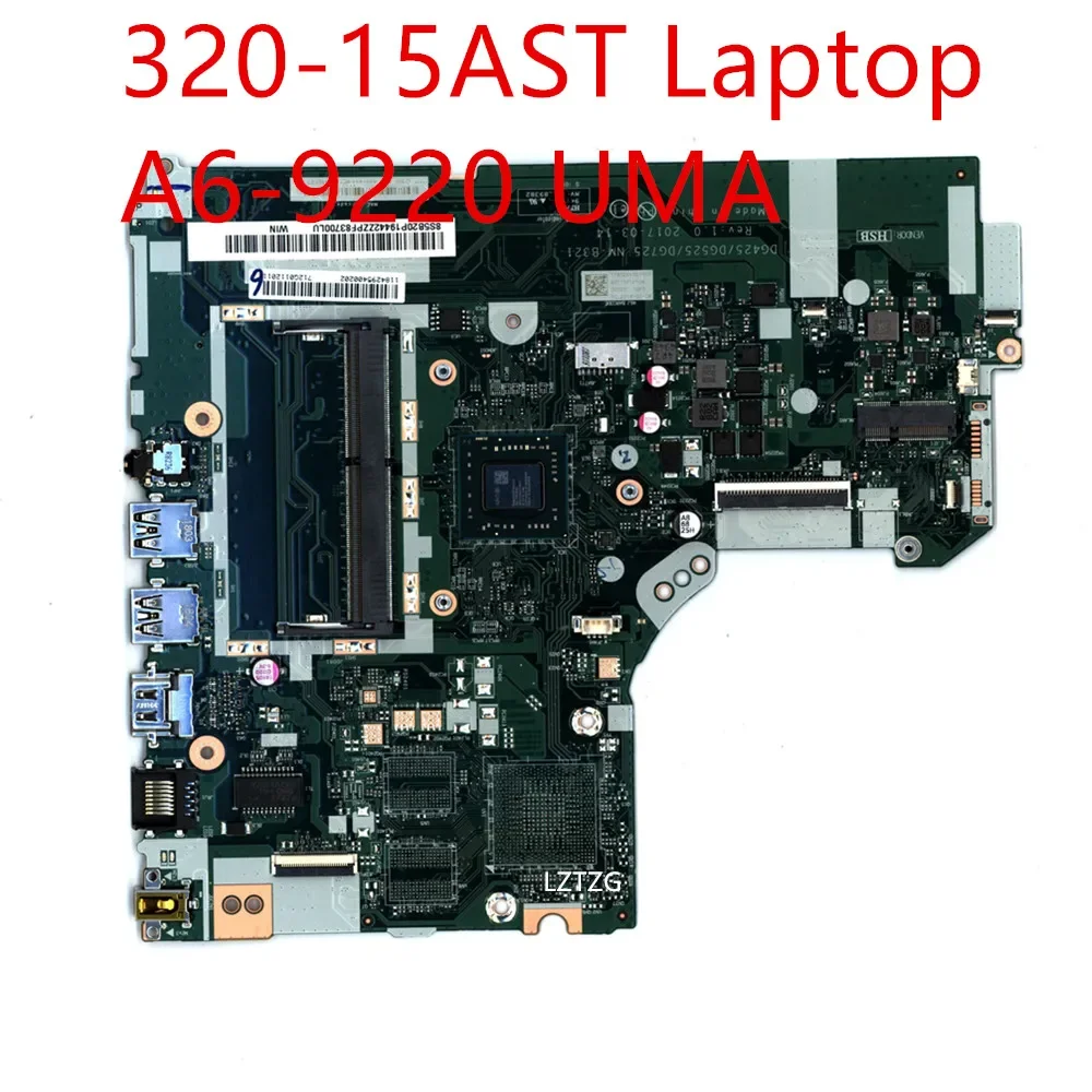 Motherboard For Lenovo ideapad 320-15AST Laptop Mainboard A6-9220 UMA 5B20P19442