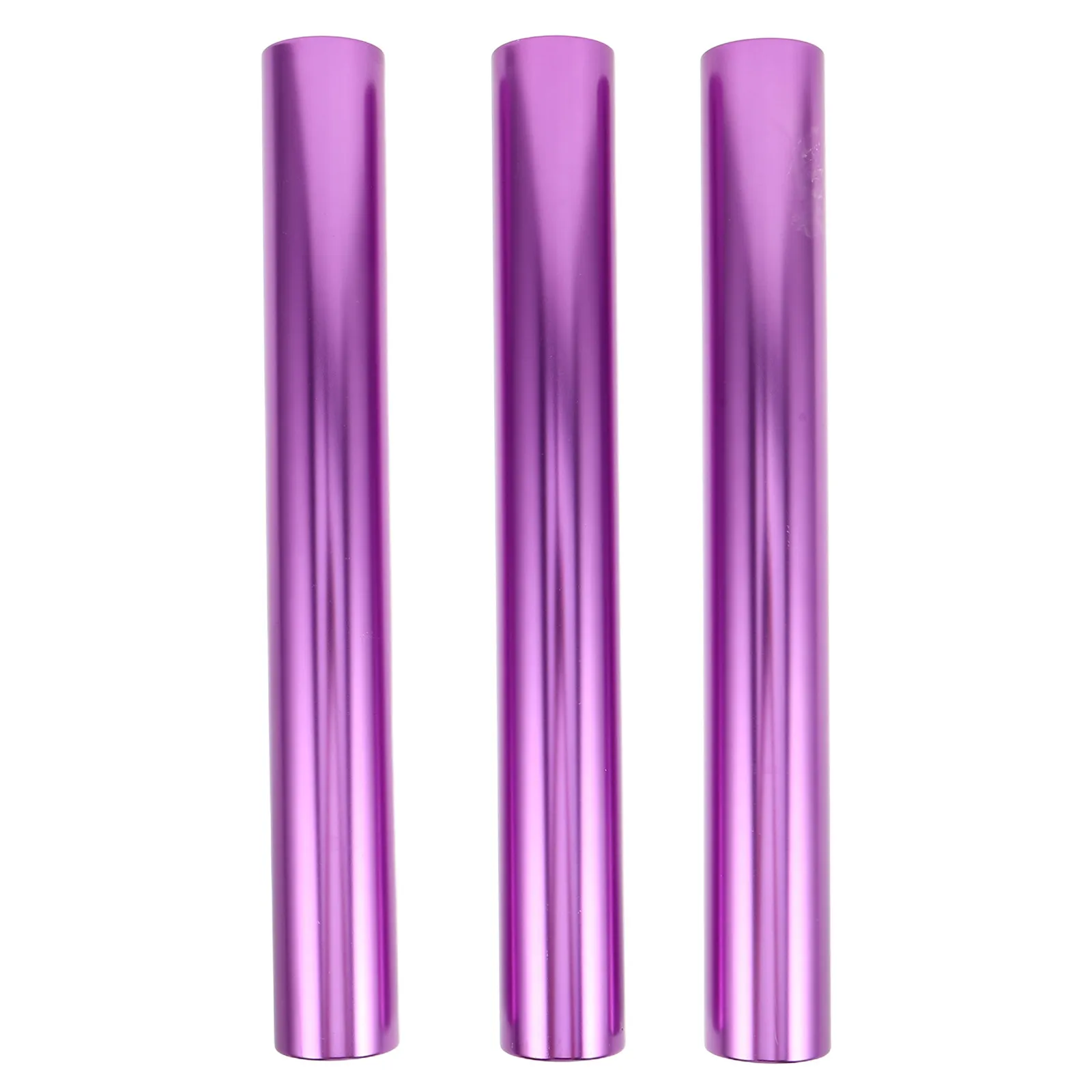 3Pcs Aluminum Alloy Relay Stick Lightweight Fast Low Friction Vivid Track Visibility Field Race Running Sport Equipment