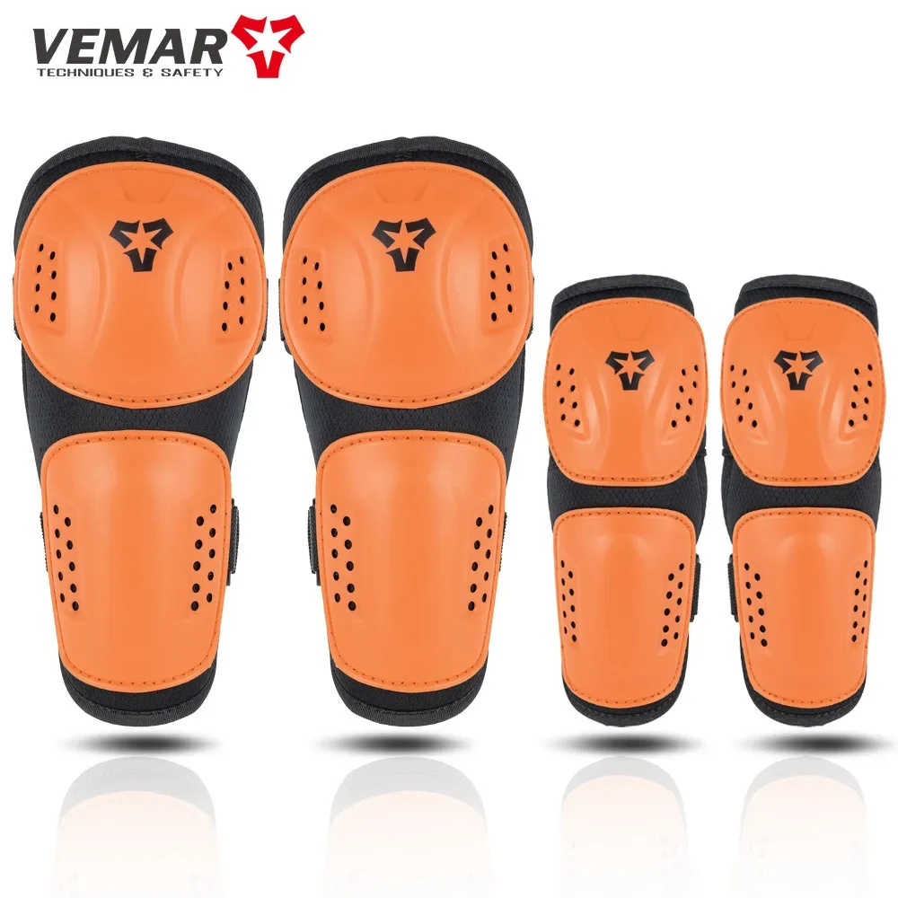 VEMAR﻿ Children Motocross Cycling Protective Gear Kids Bicycle Balance Bike Motorcycle Riding Elbow Guard Knee Pads