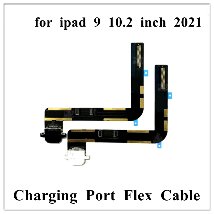 1Pcs For iPad 9 9th 2021 10.2 Inch Charger Charging Port Connector Plug Dock Flex Cable A2602 A2603 A2604 A2605 Replacement Part